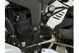 Tampons de protection R&G RACING Aero noir Kawasaki ZX6R 636
