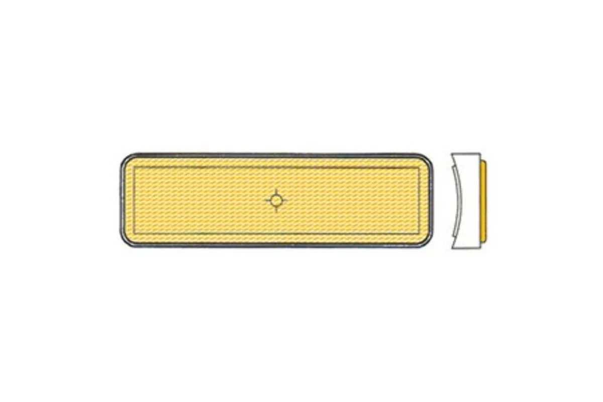V PARTS Side Reflector Yellow