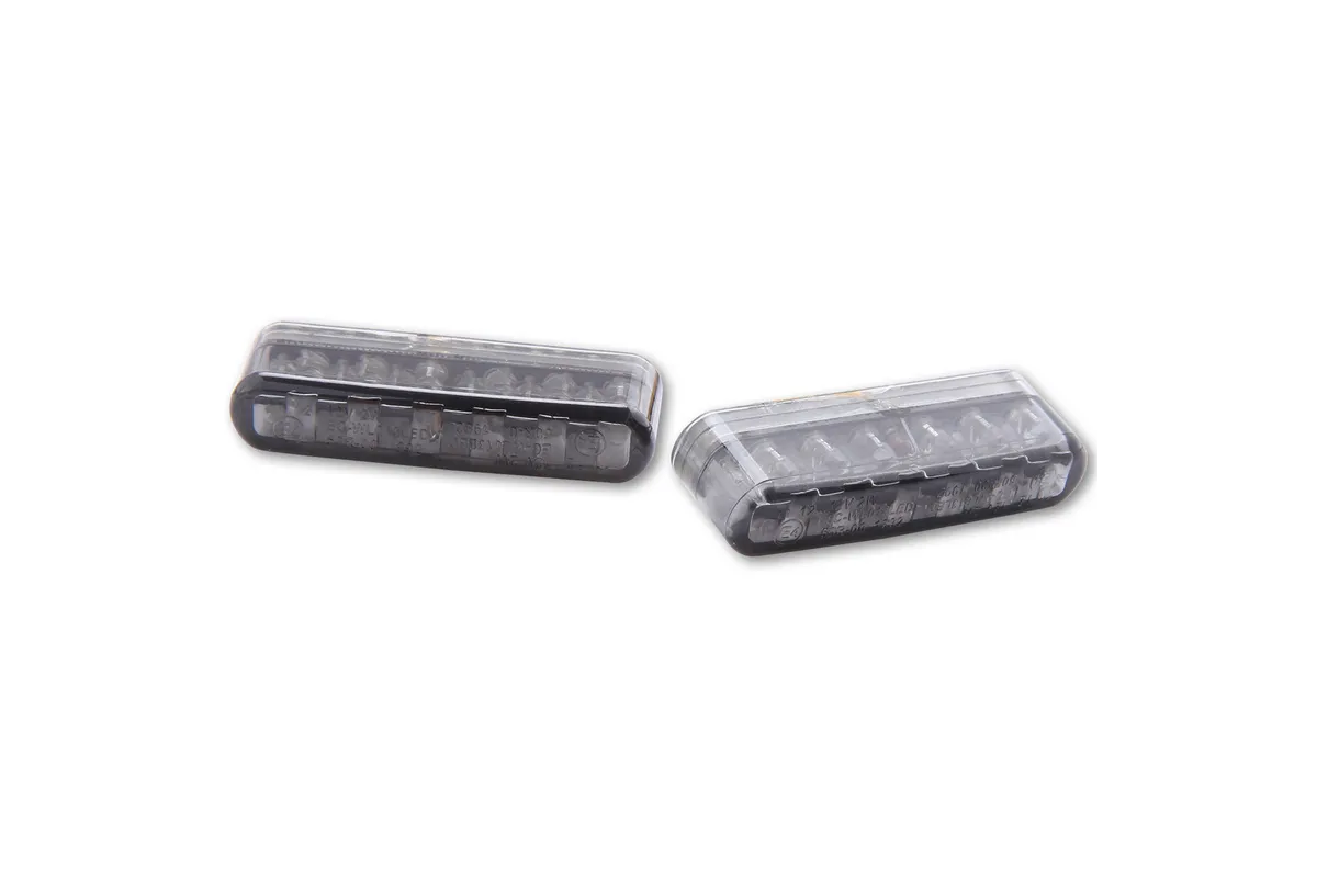 Clignotants LED intégré SHIN YO Shorty, verre teinté