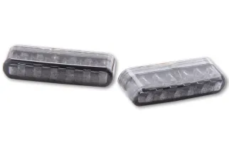 Clignotants LED intégré SHIN YO Shorty, verre teinté