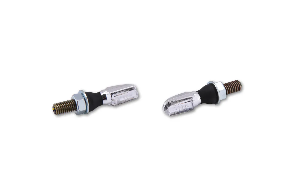 Clignotants LED SHIN YO Spark chrome verre clair