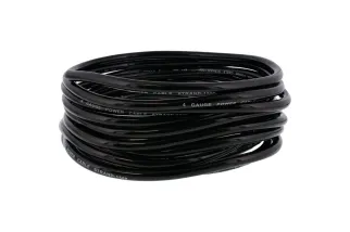 Câble de batterie en rouleau ALL BALLS 25 pieds (7,6 m) - noir