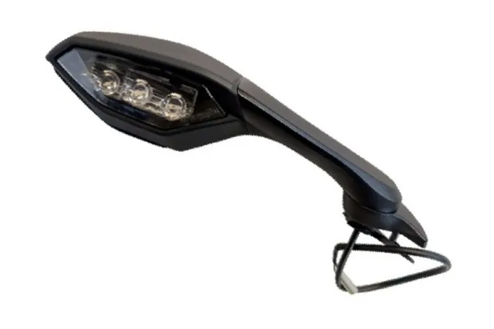 Rétroviseur HIGHSIDER smart droit type origine - noir Yamaha R1/R6 '20-