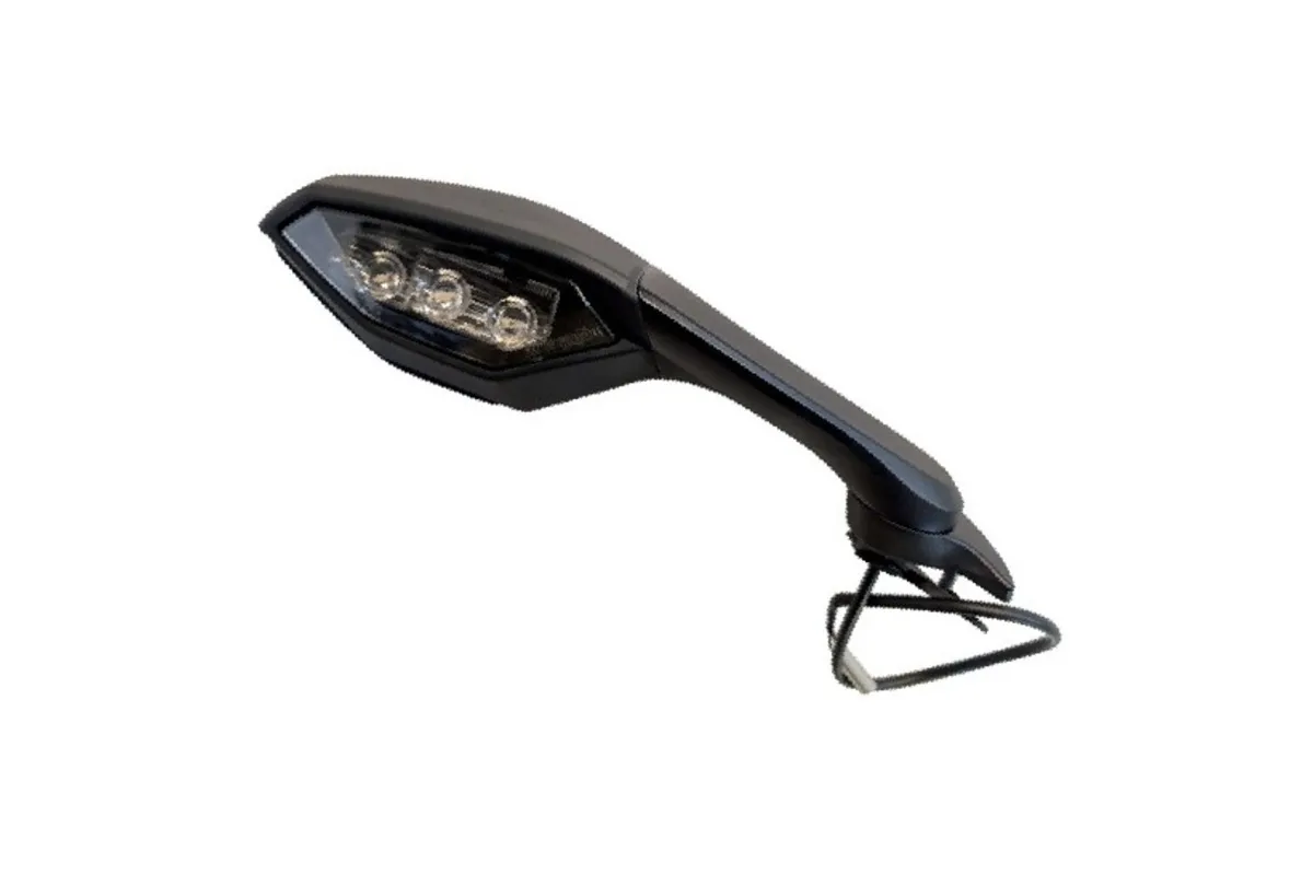 Rétroviseur HIGHSIDER smart droit type origine - noir Yamaha R1/R6 '20-