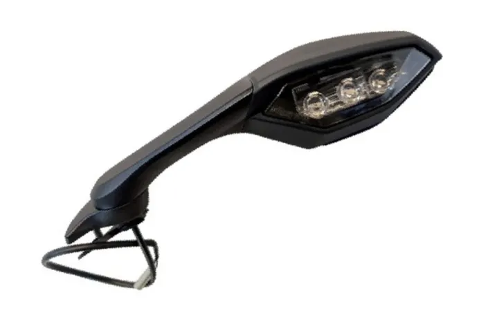 Rétroviseur HIGHSIDER smart gauche type origine - noir Yamaha R1/R6 '20-