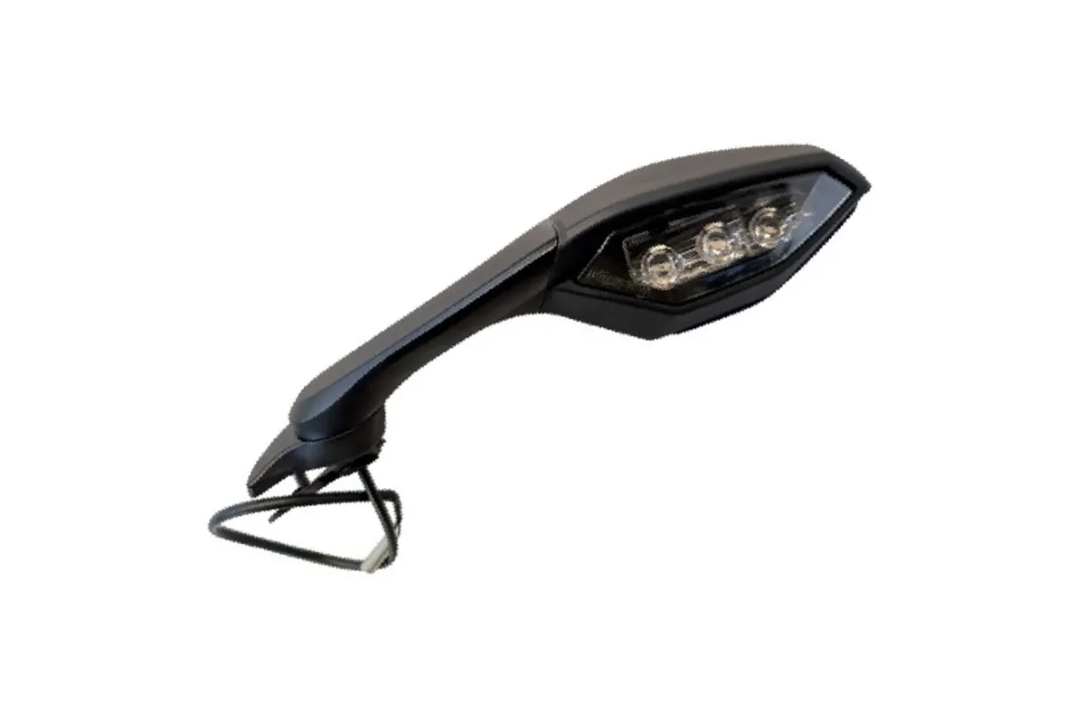 Rétroviseur HIGHSIDER smart gauche type origine - noir Yamaha R1/R6 '20-