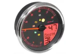 Compteur KOSO HD-05 pour Harley-Davidson - cerclage argent