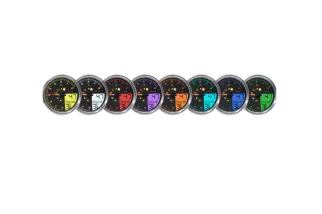 Compteur KOSO HD-05 pour Harley-Davidson - cerclage argent
