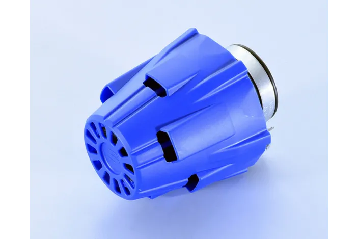 Air Box Bleu Droit Ø46mm POLINI