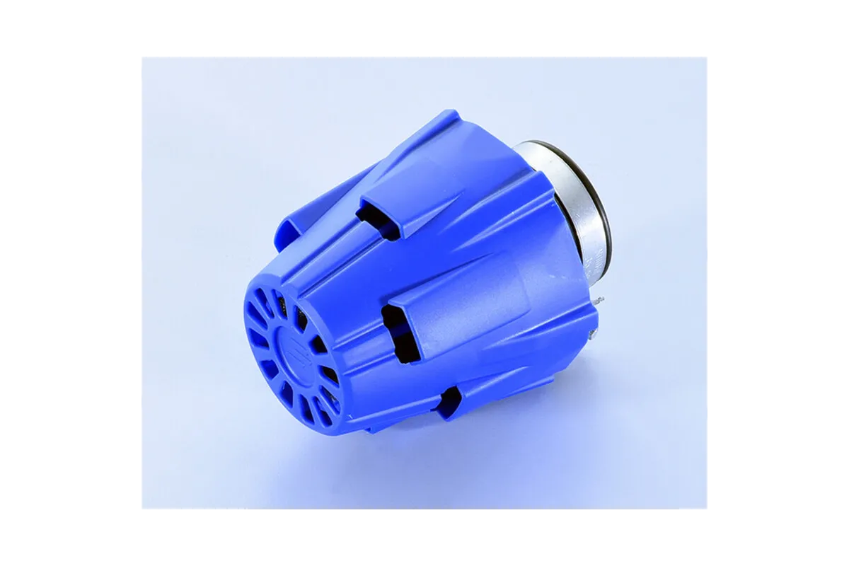 Air Box Bleu Droit Ø46mm POLINI
