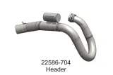 Pièce détachée YOSHIMURA - collecteur pour ligne d'échappement 225861S720