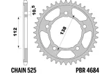 Couronne PBR acier standard - 525