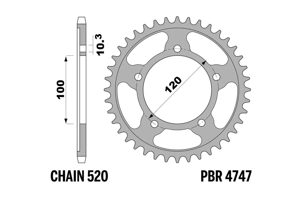 Couronne PBR alu renforcé - 520