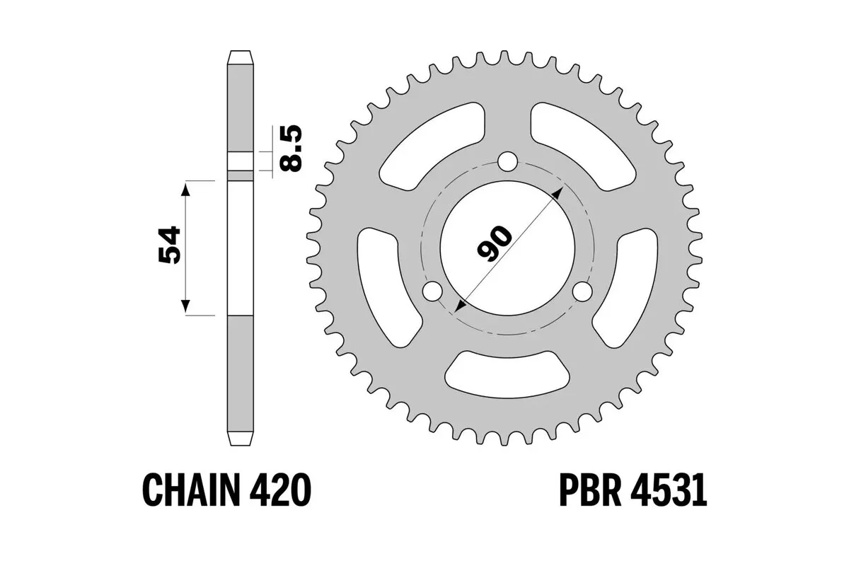 Couronne PBR acier standard - 420