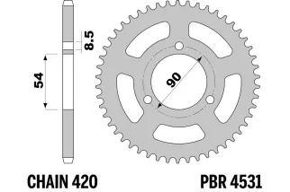 Couronne PBR acier standard - 420
