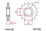 Pignon JT SPROCKETS acier anti-bruit - 530