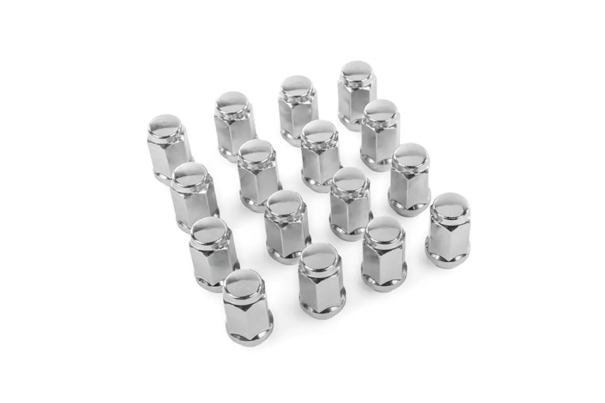 Écrous de roue borgnes KIMPEX M10x1.25 - lot de 16 - chrome