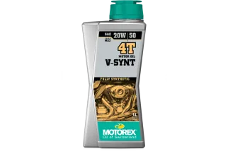 Huile moteur MOTOREX V-SYNT 4T - 20W50 - 60L