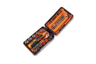 Coffret compact BETA 11 douilles multi empreintes / 21 embouts / 7 accessoires