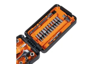 Coffret compact BETA 11 douilles multi empreintes / 21 embouts / 7 accessoires