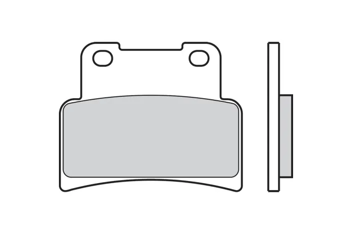 Plaquettes de frein BREMBO Scooter carbone céramique - 07100