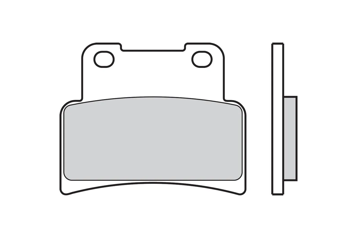 Plaquettes de frein BREMBO Scooter carbone céramique - 07100