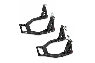 Kit VECTOR de béquilles avant et arrière pliables en aluminium