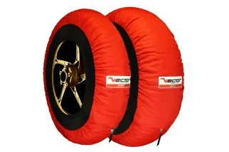 Kit VECTOR – 2 jeux de couvertures chauffantes Smart 120/190 (rouges) avec tapis de paddock Pit Stop offert