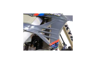 Protections de radiateur AXP Hard Enduro - PEHD 8 mm - noir