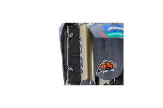 Protections de radiateur AXP Hard Enduro - PEHD 8 mm - noir