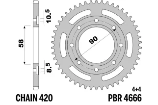 Couronne PBR acier standard - 420