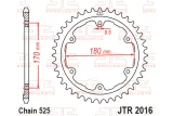 Couronne JT SPROCKETS acier standard - 525