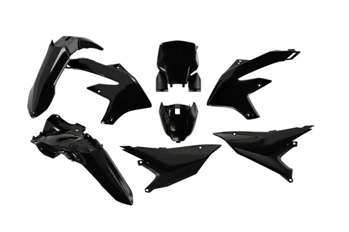 Kit plastique 6 pièces RACETECH - noir