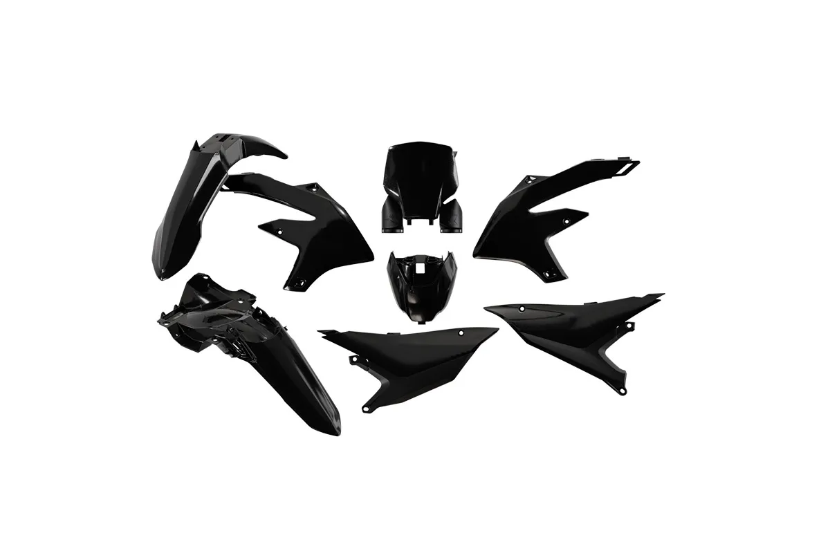 Kit plastique 6 pièces RACETECH - noir