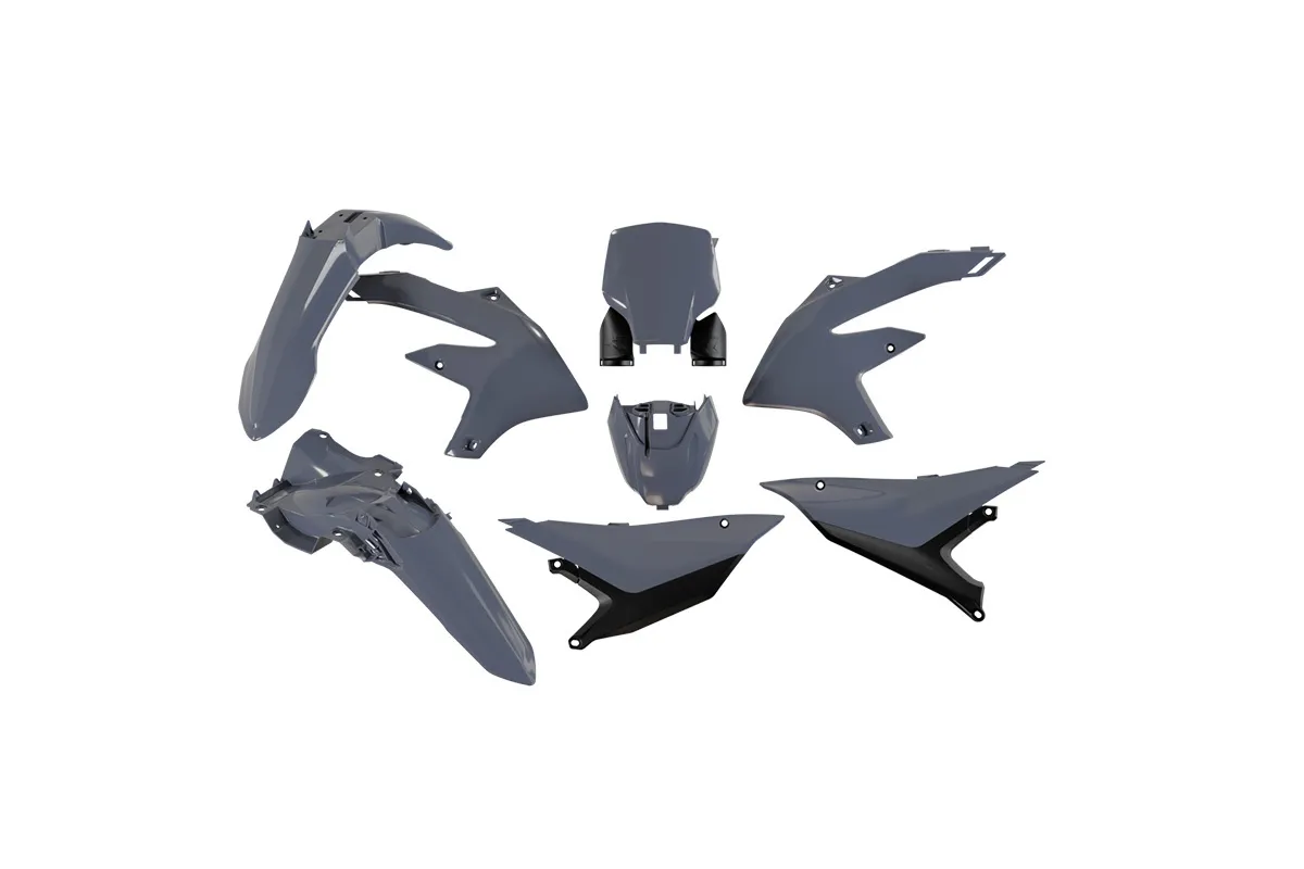 Kit plastique 6 pièces RACETECH - gris