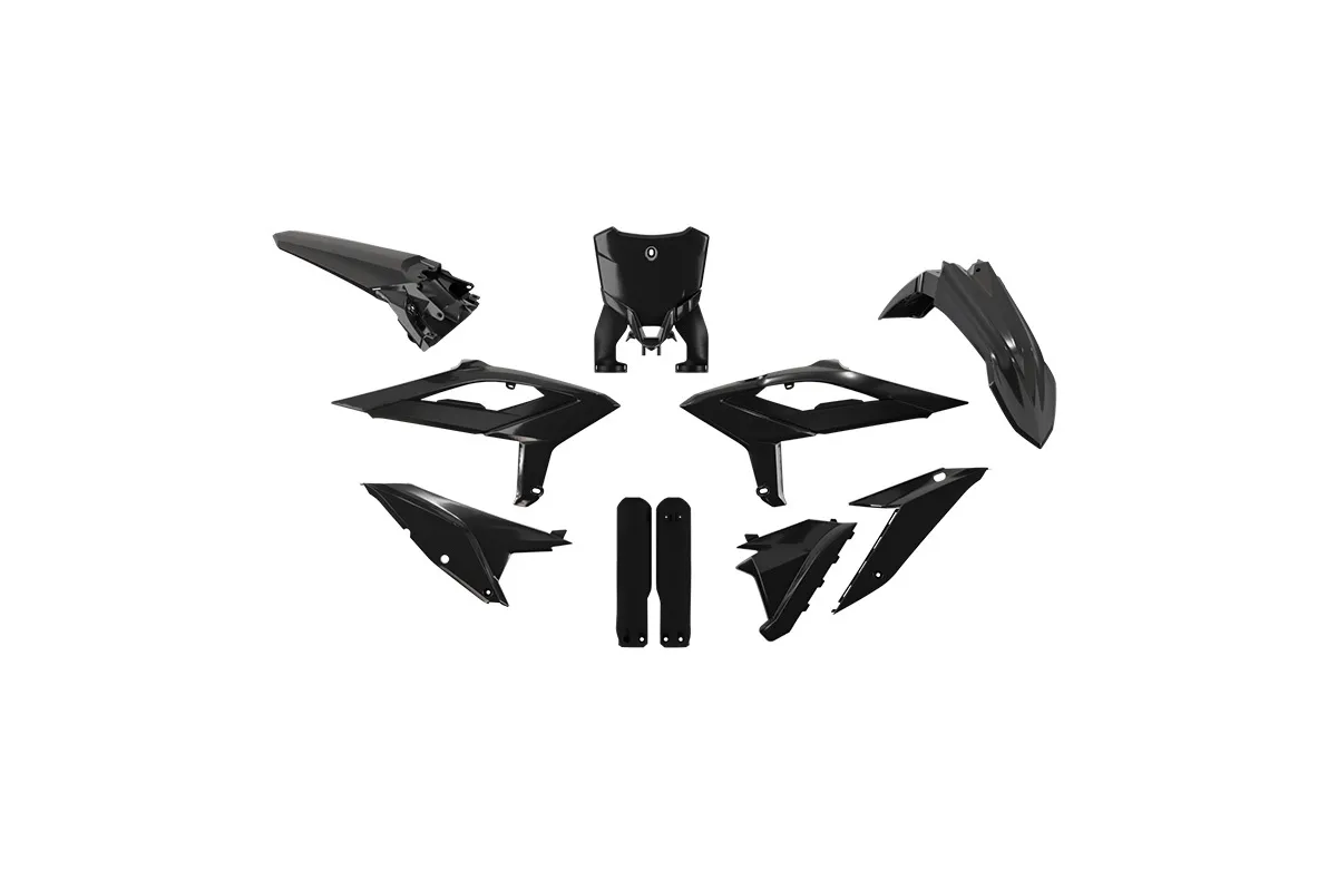 Kit plastique 6 pièces RACETECH - noir