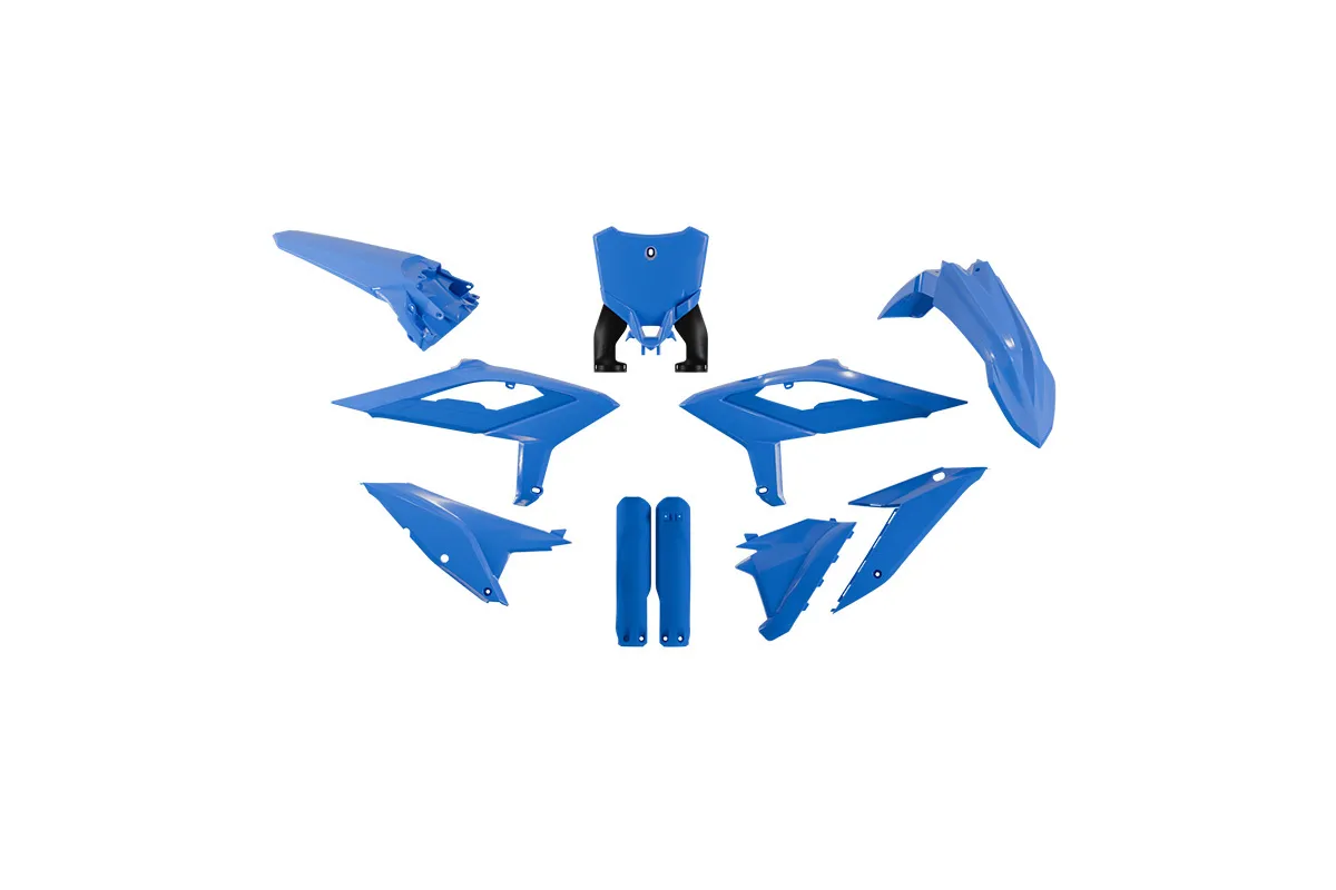 Kit plastique 6 pièces RACETECH - bleu