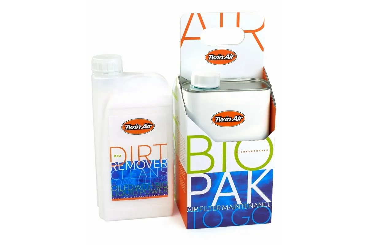 Pack entretien filtre à air TWIN AIR BioPak - huile et nettoyant - 4 x 1 L + 4 x 900 g