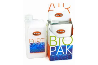 Pack entretien filtre à air TWIN AIR BioPak - huile et nettoyant - 4 x 1 L + 4 x 900 g