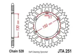 Couronne JT SPROCKETS alu standard - 520