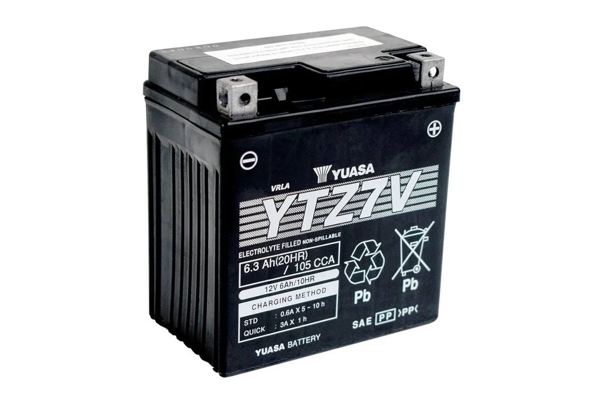 Batterie YUASA sans entretien activée usine - YTZ7V FA