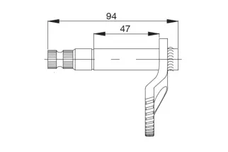START SHAFT CHINESE ENGINES-94mm.-32T (L:94mm)
