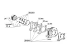 Kit cylindre Polini pour Aprilia SXR Ø49 4T-3V