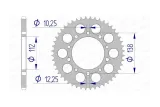 Couronne AFAM alu standard - 520