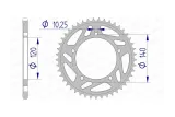 Couronne AFAM alu standard - 520