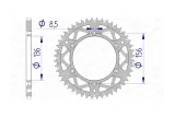Couronne AFAM alu standard - 520