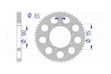 Couronne AFAM alu standard - 428