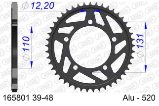 Couronne AFAM alu standard - 520