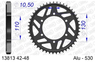 Couronne AFAM alu standard - 530
