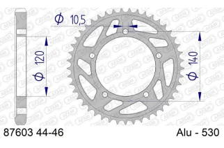 Couronne AFAM alu standard - 530